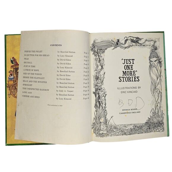 1979 JUST ONE MORE STORIES Read Again Series Hardcover Vintage BOOK - Picture 5 of 6